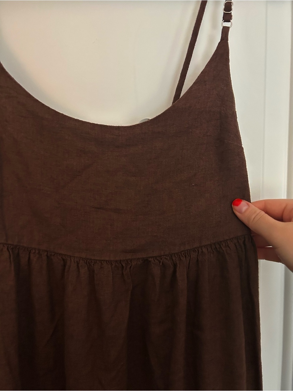 Urban Outfitters Urban Renewal Linen Blend Summer Midi Maxi Dress - Picture 3 of 6